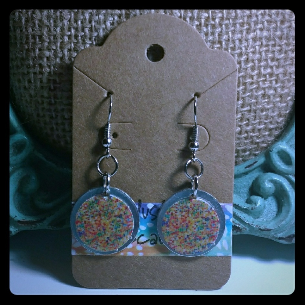Pixel Chip Earrings